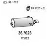 PEUGE 1726M0 End Silencer